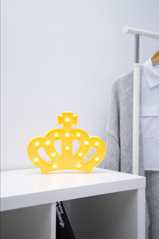 Led Διακοσμητικό Φωτιστικό Crown