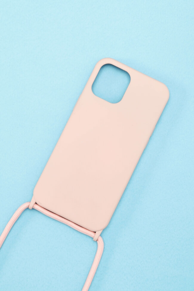 Silicone Case με Κορδόνι (IPhone12ProMax)