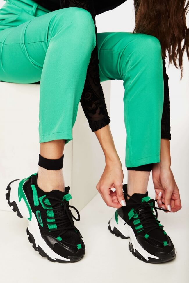 Sneakers Κάλτσα σε Συνδυασμό Χρωμάτων