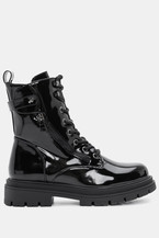 Черно-Лачена кожа