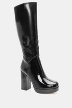 Черно-Лачена кожа